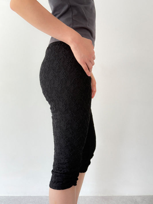 Camelia Capri Leggings | Black