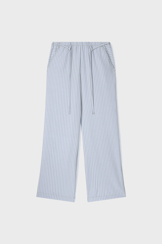Textured Stripe Lounge Pants | Blue