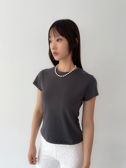 Tarae Pearl Necklace | Red