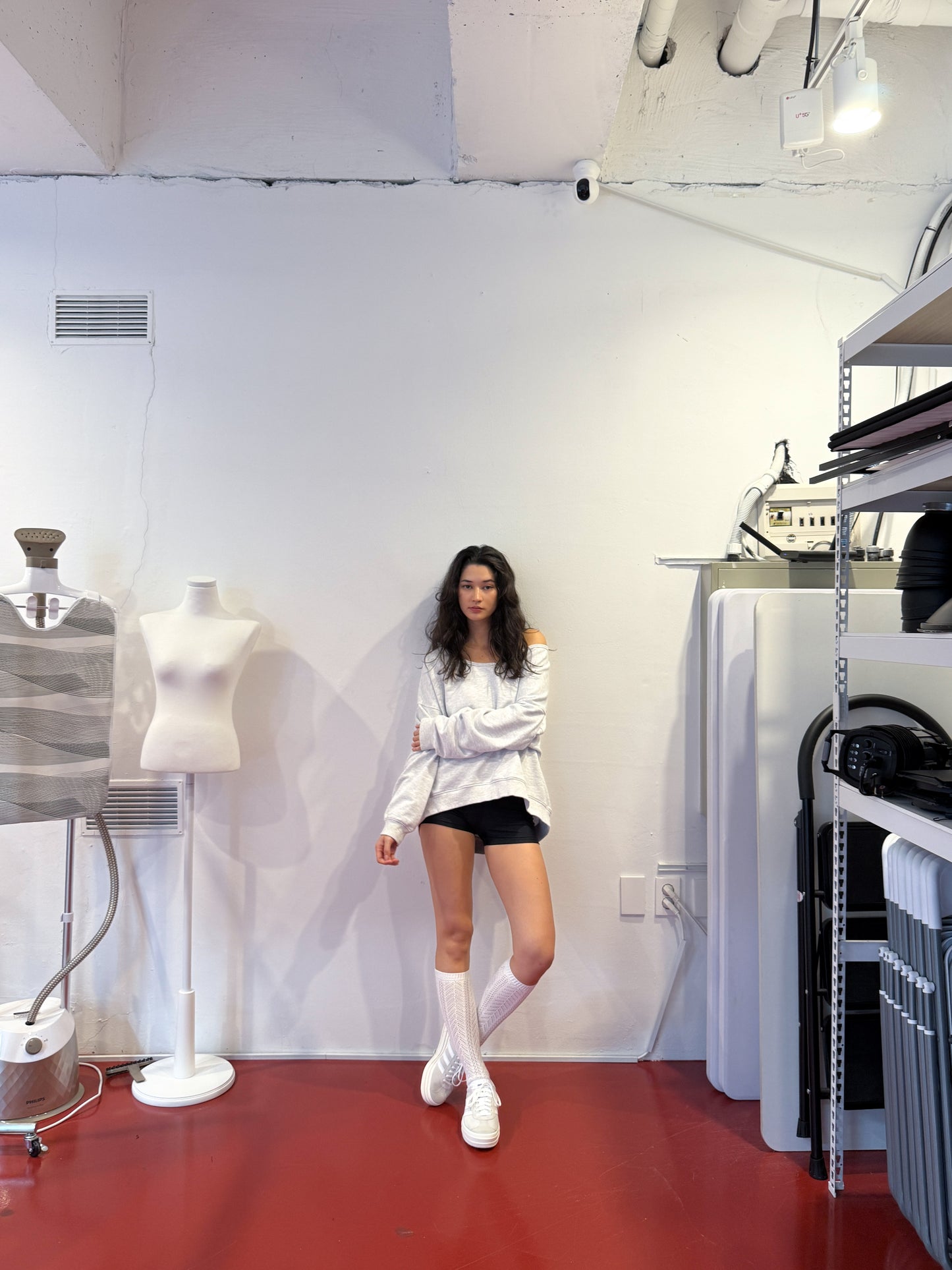 U-neck Sweatshirt | Heather Grey