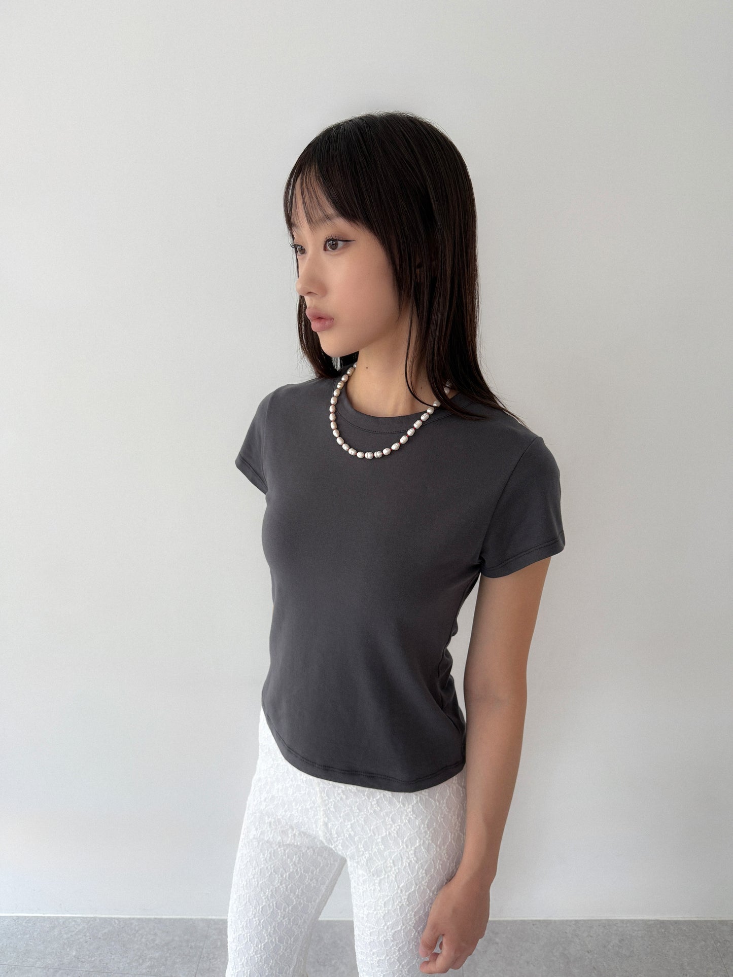 Tarae Pearl Necklace | Red