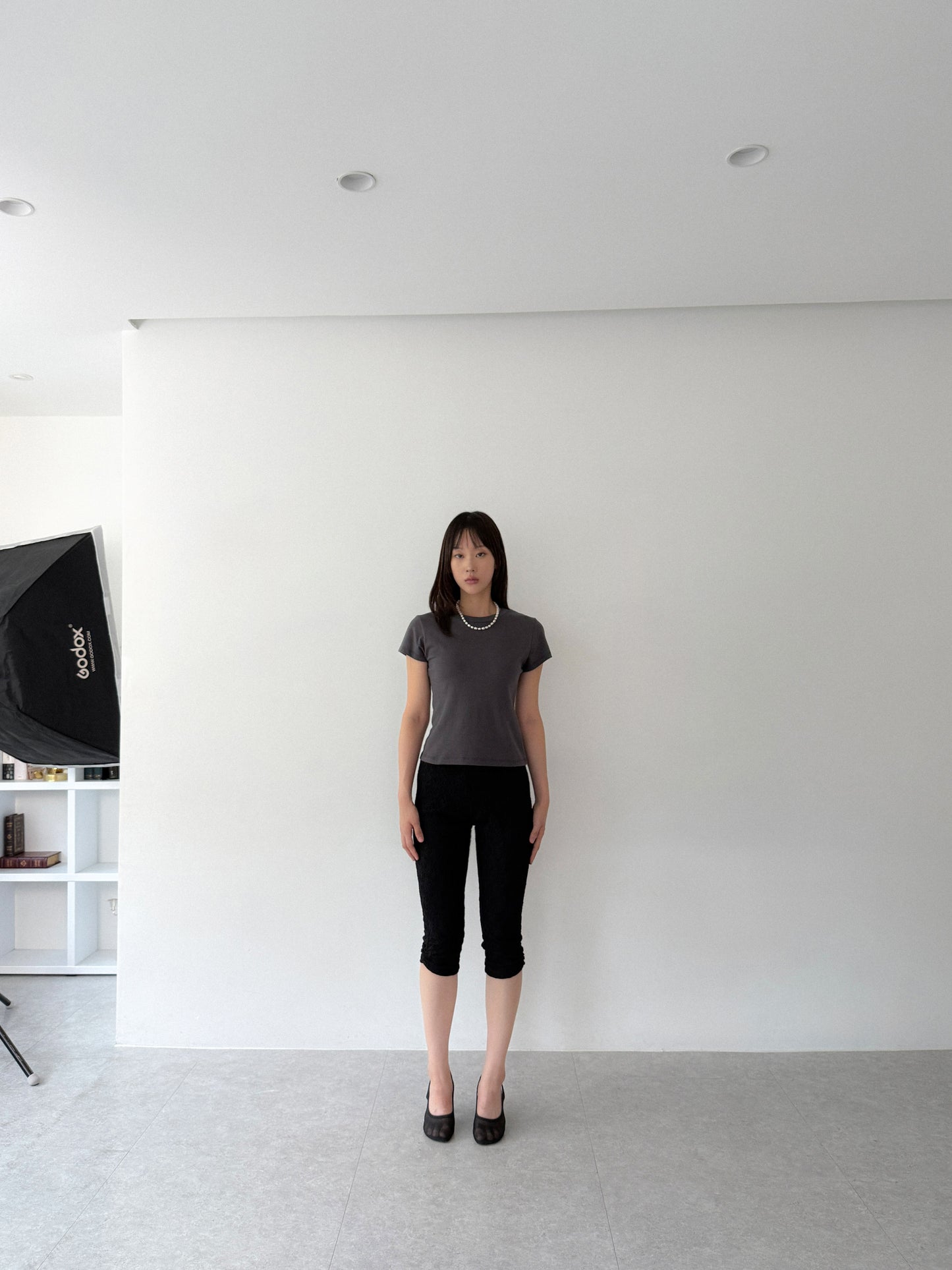 Camelia Capri Leggings | Black