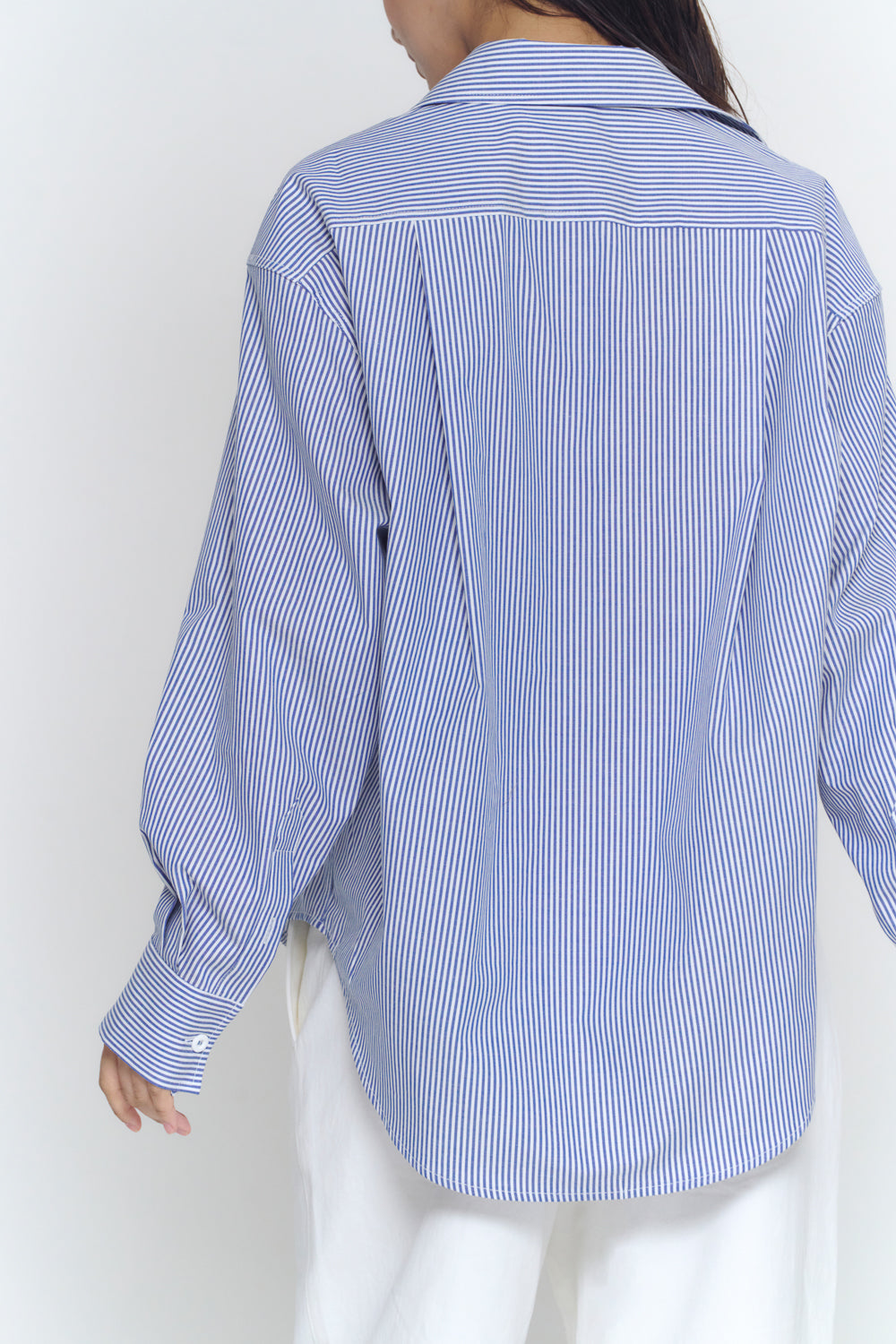 Boyfriend Oxford Shirt | Blue Stripe