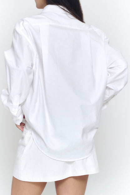 Boyfriend Oxford Shirt | White
