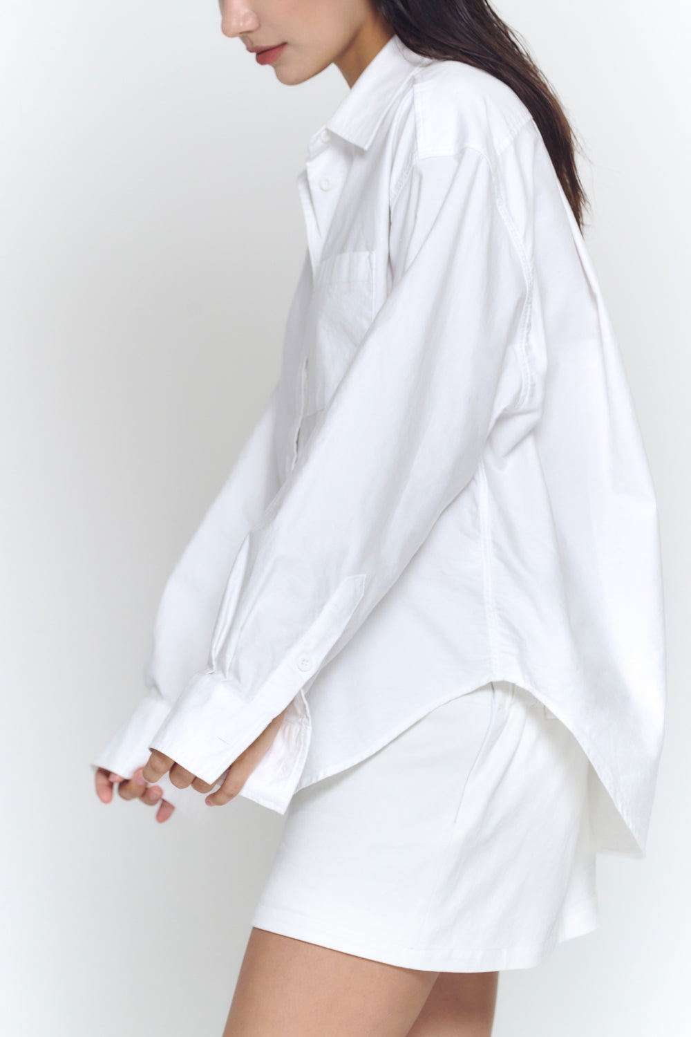 Boyfriend Oxford Shirt | White