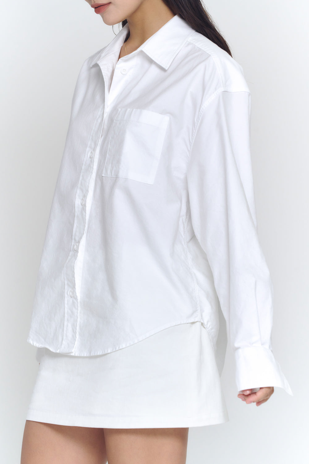 Boyfriend Oxford Shirt | White