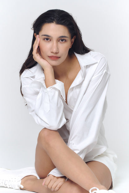 Boyfriend Oxford Shirt | White