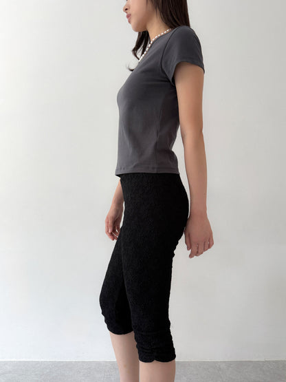 Camelia Capri Leggings | Black