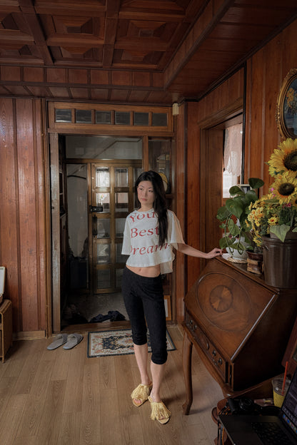 Camelia Capri Leggings | Black