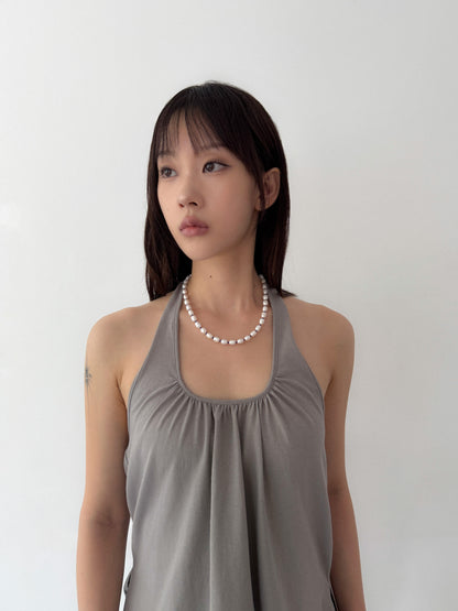 Tarae Pearl Necklace | Blue