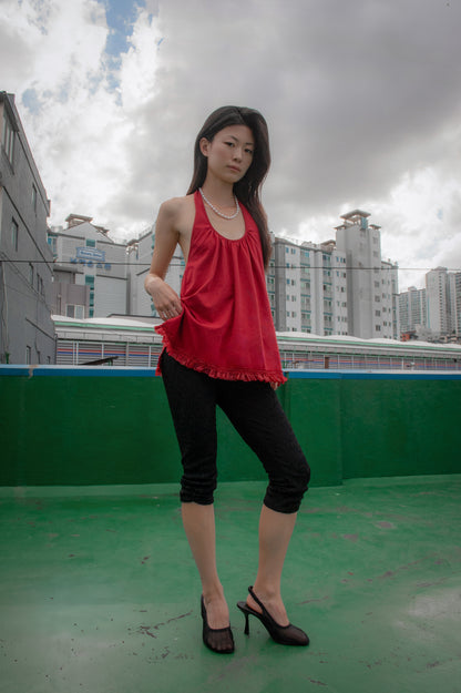 Camelia Capri Leggings | Black