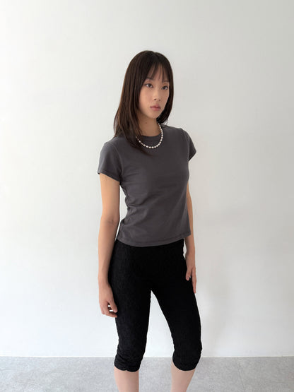 Camelia Capri Leggings | Black