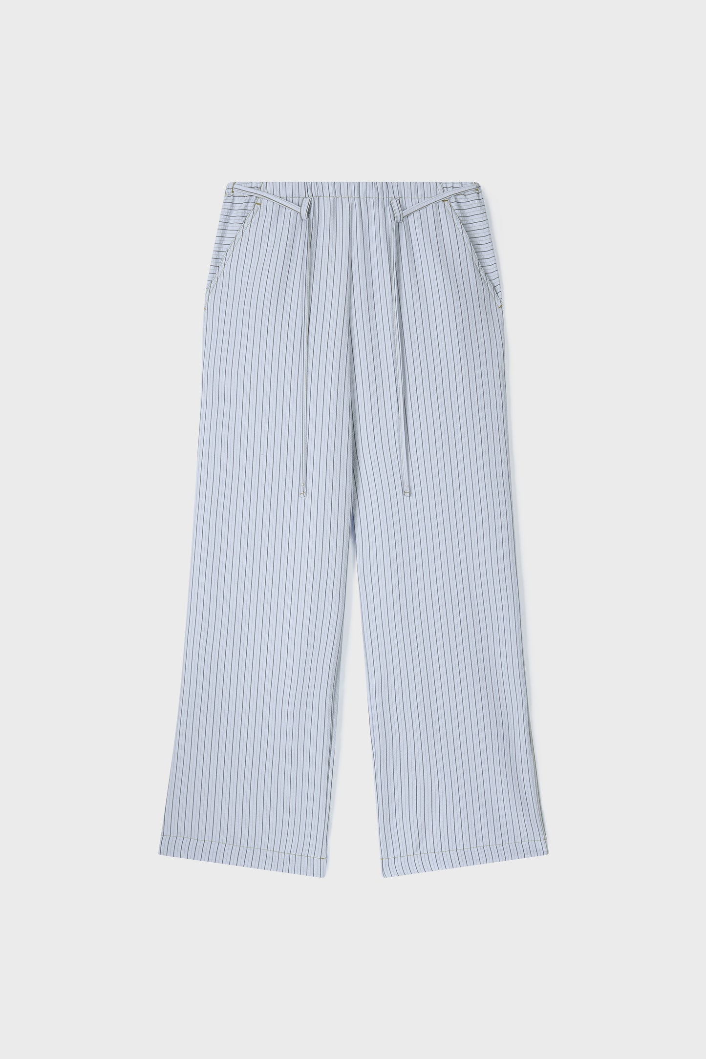 Textured Stripe Lounge Pants | Blue