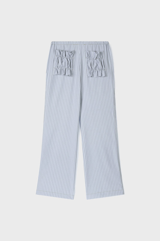 Textured Stripe Lounge Pants | Blue
