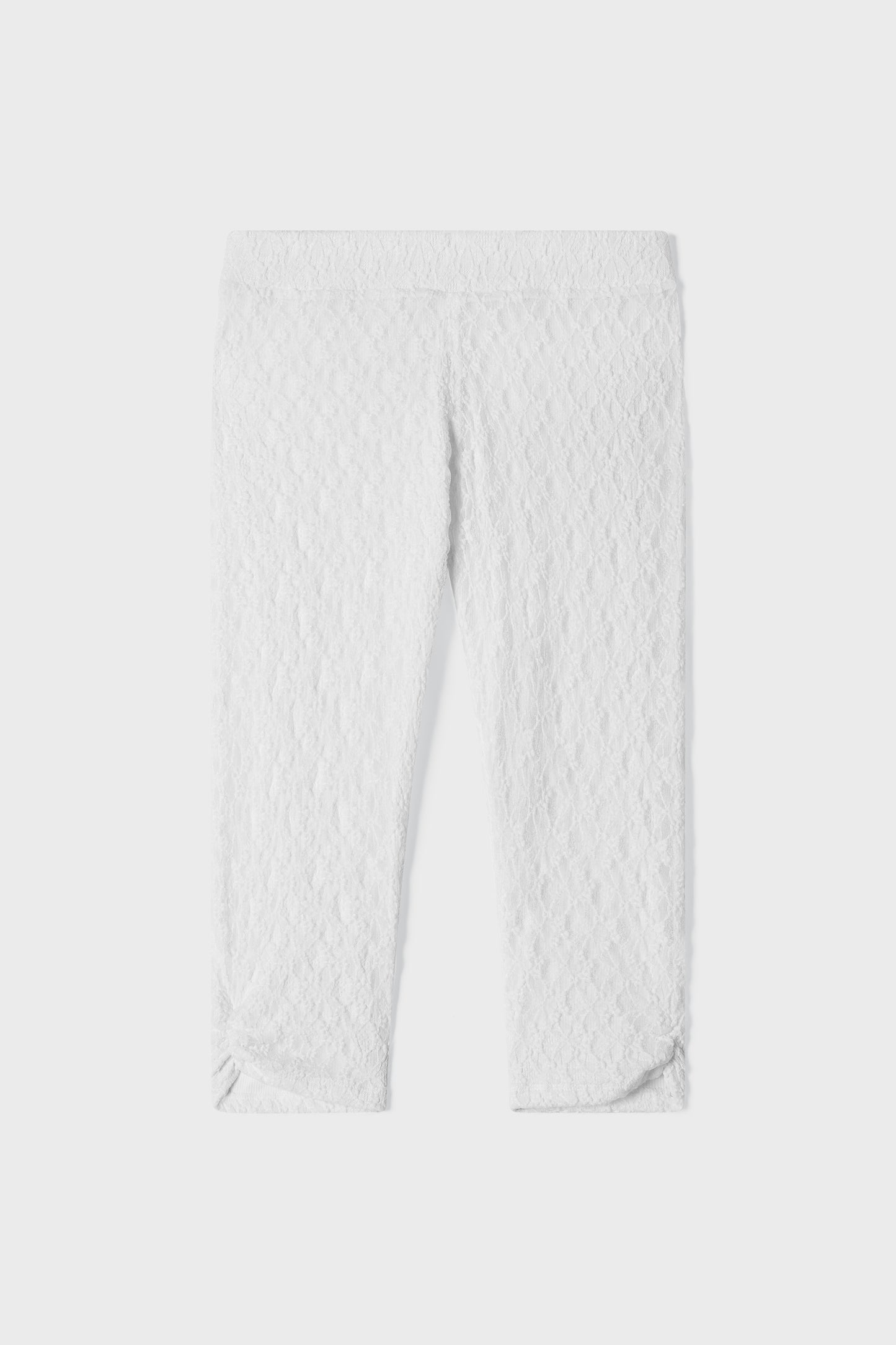 Camelia Capri Leggings | White