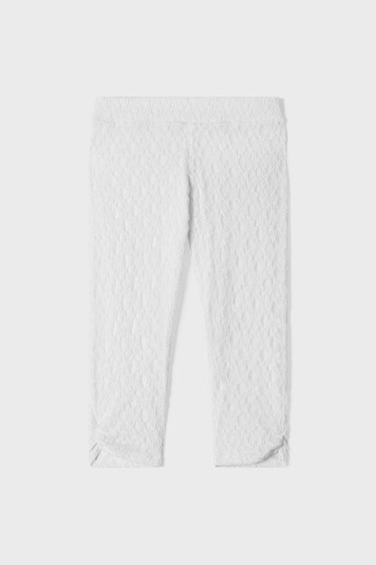 Camelia Capri Leggings | White
