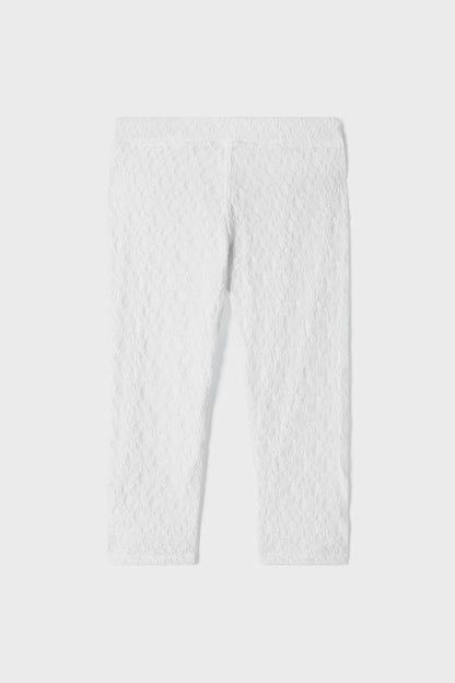 Camelia Capri Leggings | White